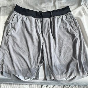 Mens XL Lululemon Grey T.H.E Linerless short 7” inseam.